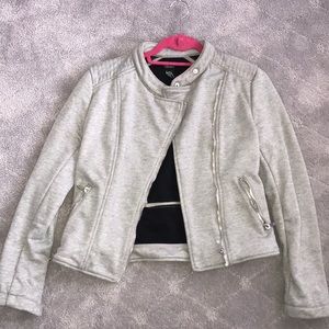 Gray motto jacket